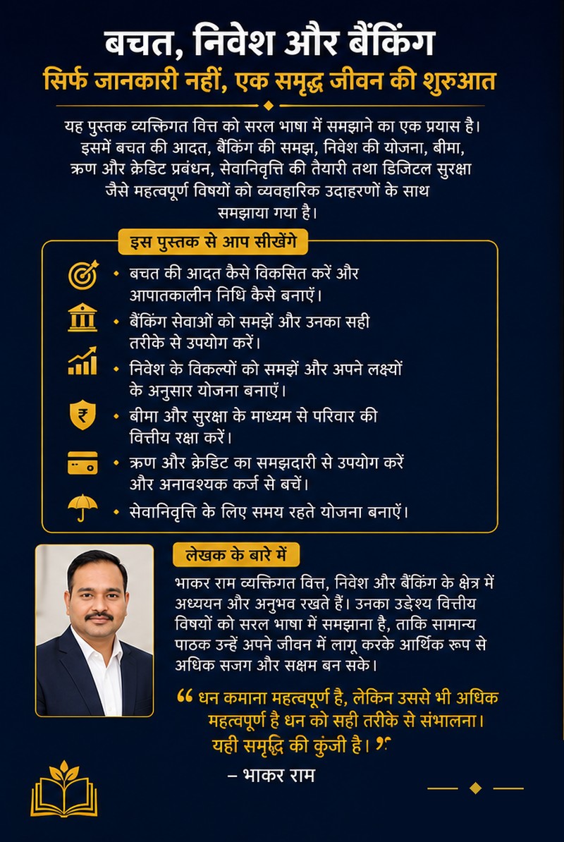 बैक कवर — बचत, निवेश और बैंकिंग